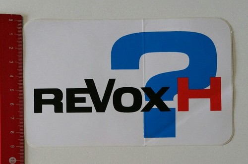 Adesivo sticker revox h - adesivo/sticker:,