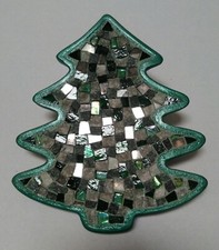 CERAMICA DECORATA A MOSAICO - ALBERO DA MURO - CON TESSERE TAGLIATE A MANO