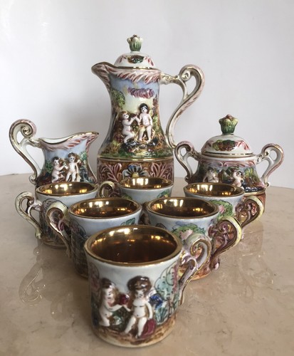 Set caffettiera capodimonte - set,