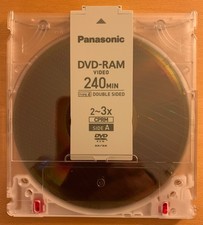 Tre dischi DVD-RAM Panasonic -