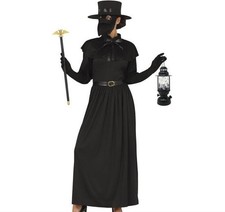Costume medico della peste bubbonica dottoressa donna