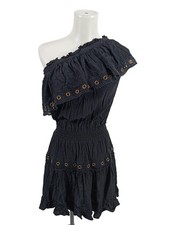 NIKKIE Abito monospalla Donna Abito Taglia IT 38 nero stile casual