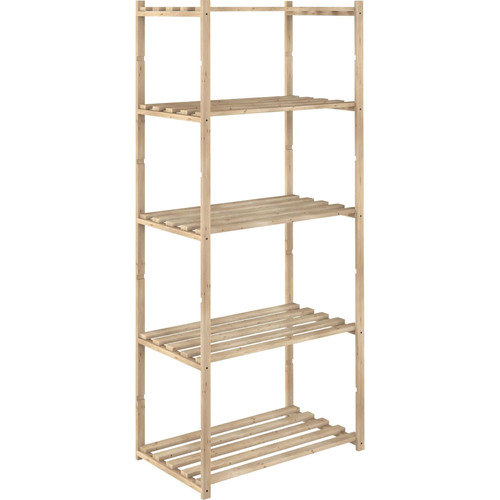 Scaffale mobiletto legno 5 - legno,