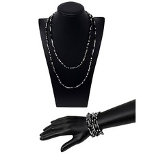 Nero Argento Collana o