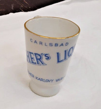 1 tazza liquore Karlovy Vary - tazza liquore - porcellana Becherovka antica Carlsbad