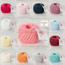 ANCHOR BABY PURE COTTON Cotone morbido neonato maglia uncinetto copertine ferri