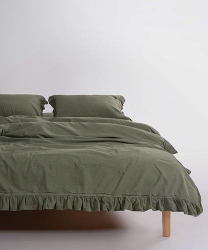 Set copripiumino arricciato