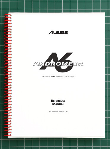 Alesis andromeda manuale - alesis,