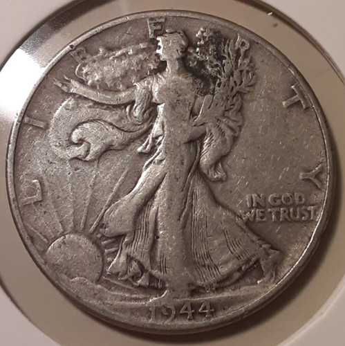 1944 walking liberty mezzo - walking,