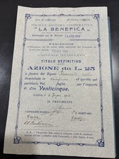 Certificato Azionario
