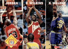 Michael ordan Karl Malone Dominique Wilkins - Leader della Lega - Cerchi NBA 1993