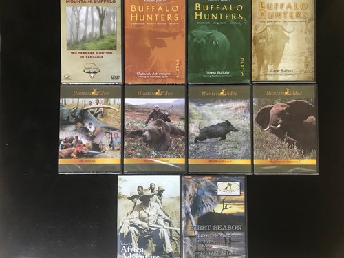 Lot hunting dvds africa - lot, 10