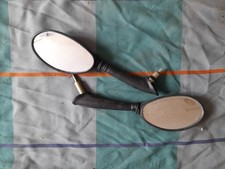 COPPIA SPECCHIETTI PIAGGIO VESPA ET2 ET4 50 125 150 SPECCHI RETROVISORI NERI