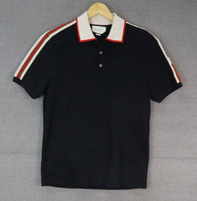 Polo Gucci uomo nera con orlo