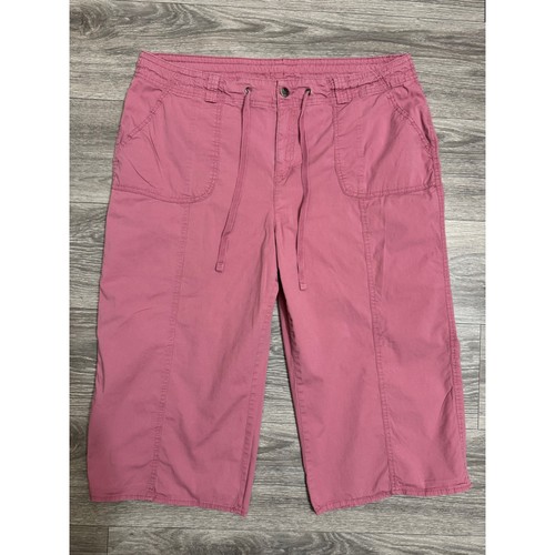 Pantaloni capri donna rosa - pantaloni,