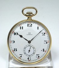 Orologio da tasca Omega in oro massiccio 14k - 1923