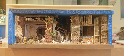Presepe artigianale scatola - artigianale, in