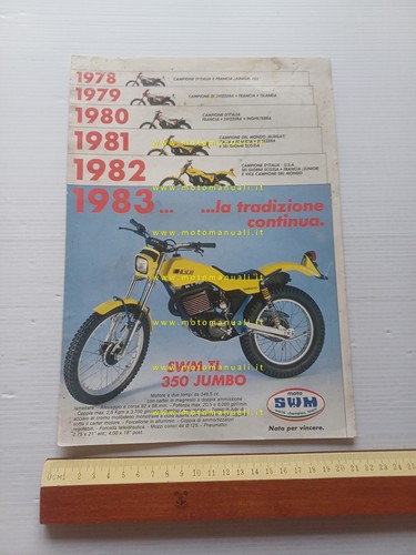 Swm 350 jumbo - trial, 1983