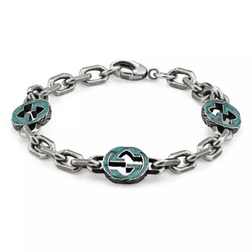 Bracciale gucci argento - bracciale, in
