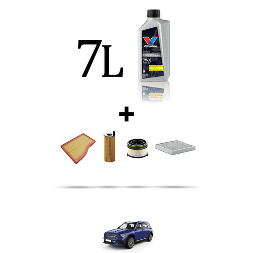 Hoffcar kit tagliando filtri - kit, 3
