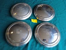 N°4 BORCHIE COPPA RUOTA COPRI CERCHIO FIAT 1100 103 IN ALLUMINIO