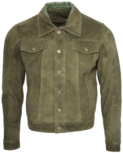 Giacca jeans camoscio di - in,
