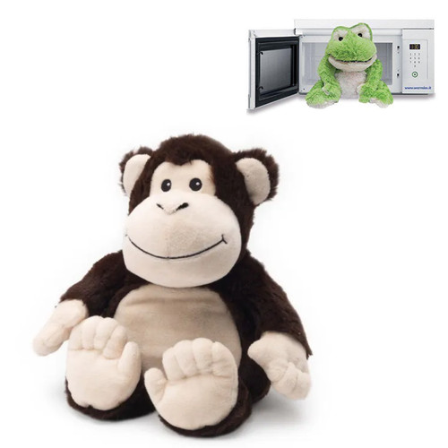 Peluche scimmia riscaldabile - peluche,