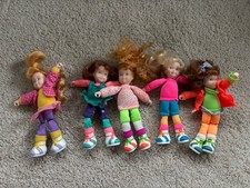 Lotto di 5 bambole vintage