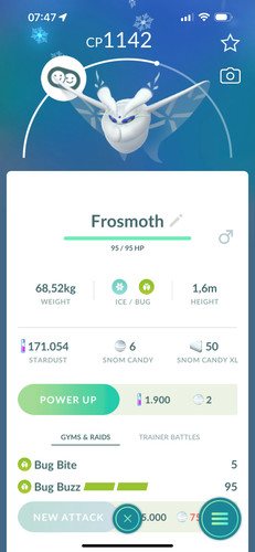 Frosmoth - , evolution)