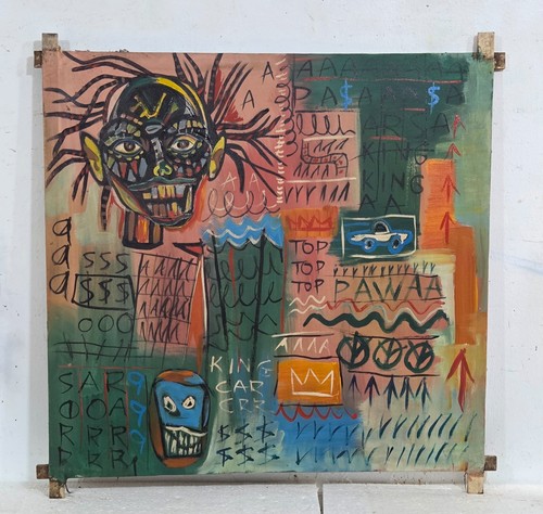 Jean michel basquiat - basquiat, acrilico