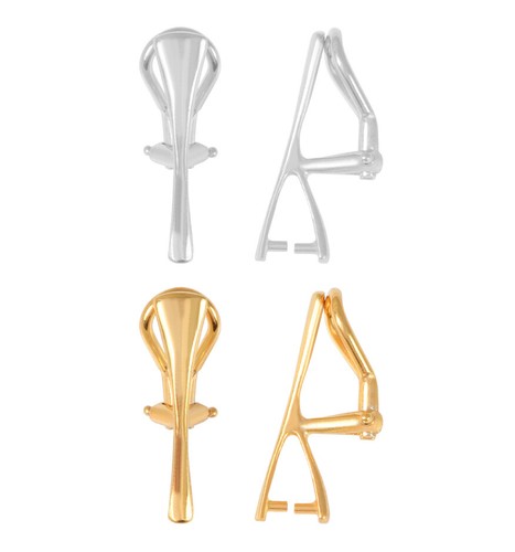 Orecchini clip argento - orecchini,