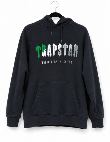 Trapstar black 2pc tracksuit - trapstar,