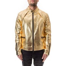 Uomo pelle oro 100 originale - pelle,