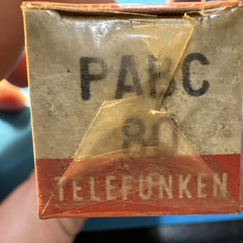 Pabc80 telefunken valvola - telefunken,