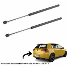 2  MOLLE A GAS PISTONI PISTONCINI PORTELONE BAGAGLI VW GOLF VII (5G1) 2012