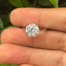 Anello Fidanzamento Oro Bianco