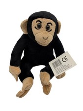 Plush black chimpanzee length