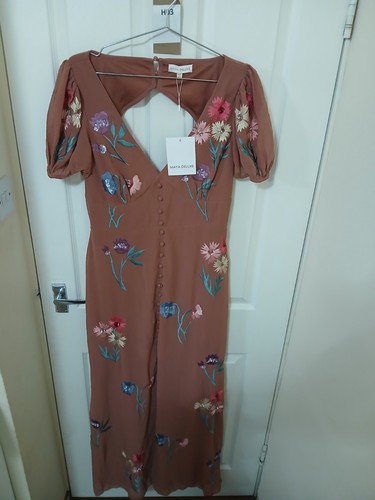 Maxi abito ricamato maya - abito,