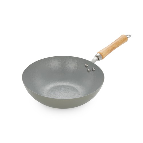Wok acciaio al - 28, cm