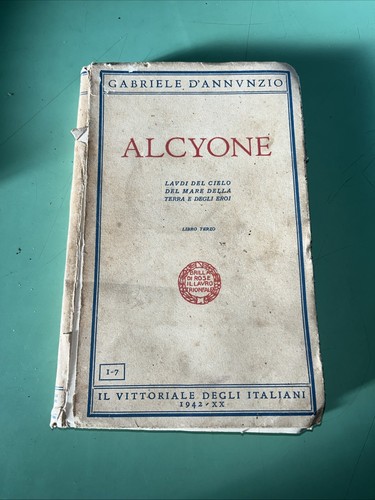 Alcyone terzo libro gabriele - -,