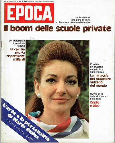 Epoca 1977 maria callas perche - epoca,