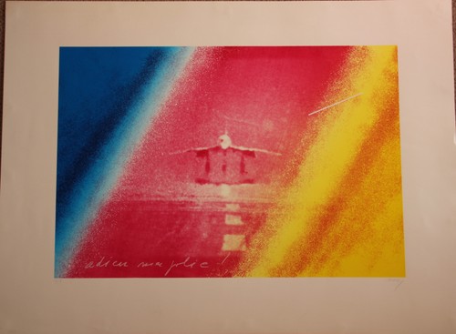 Jacques monory sérigraphie - ,
