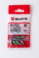 Wurth Pozidriv Tip - Bit PZ3