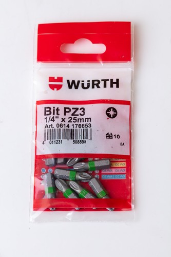 Wurth pozidriv punta - wurth, bit