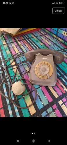 Telefono rotella grigio - telefono, sip