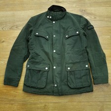 Barbour International Duke Giacca Cera Uomo S Olive Country Outdoor Moto