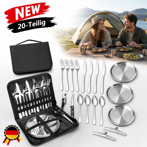 Set stoviglie campeggio - set,