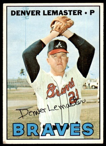 Topps 1967 denver lemaster - 1967.,
