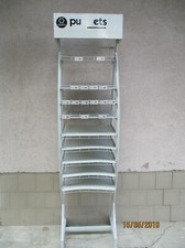 ESPOSITORE MINUTERIA SU RUOTE 9 RIPIANI 