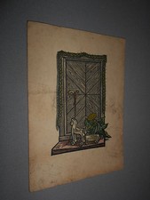 Cartolina artistica cavalieri